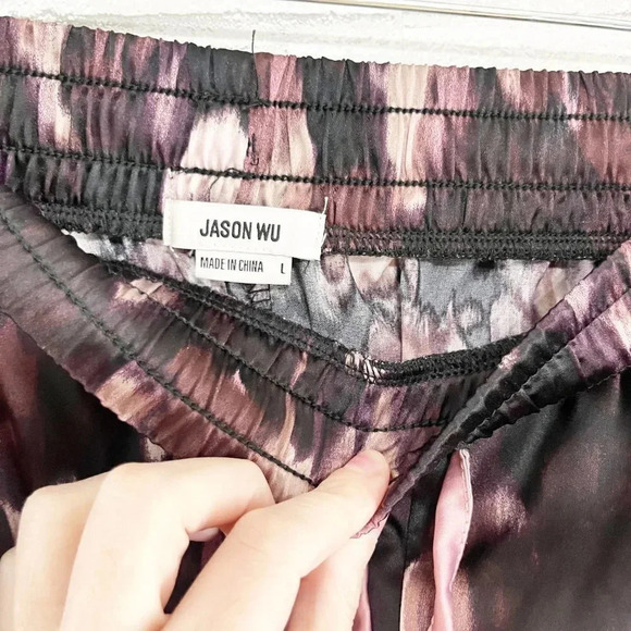 Jason Wu Two Piece Pajama Set Includes Button Front Shirt & Pants Women's Large - Picture 12 of 12